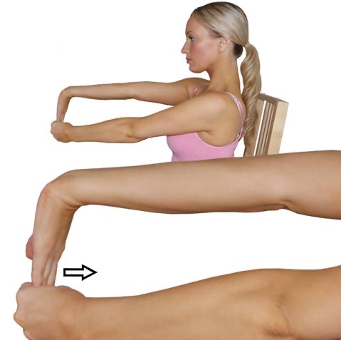 Wrist extension stretch exercise