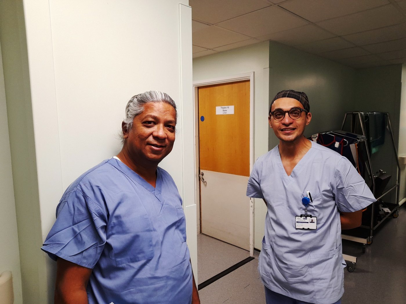 Prof. Singh at his Clinic